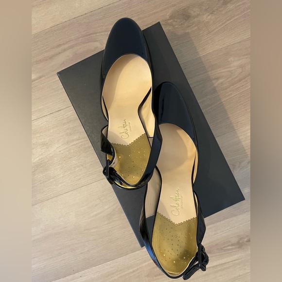 Cole Haan Collection D’orsay Pump Size 11 /3 1/2” heel /Nike Air Platform Insole - Picture 11 of 12